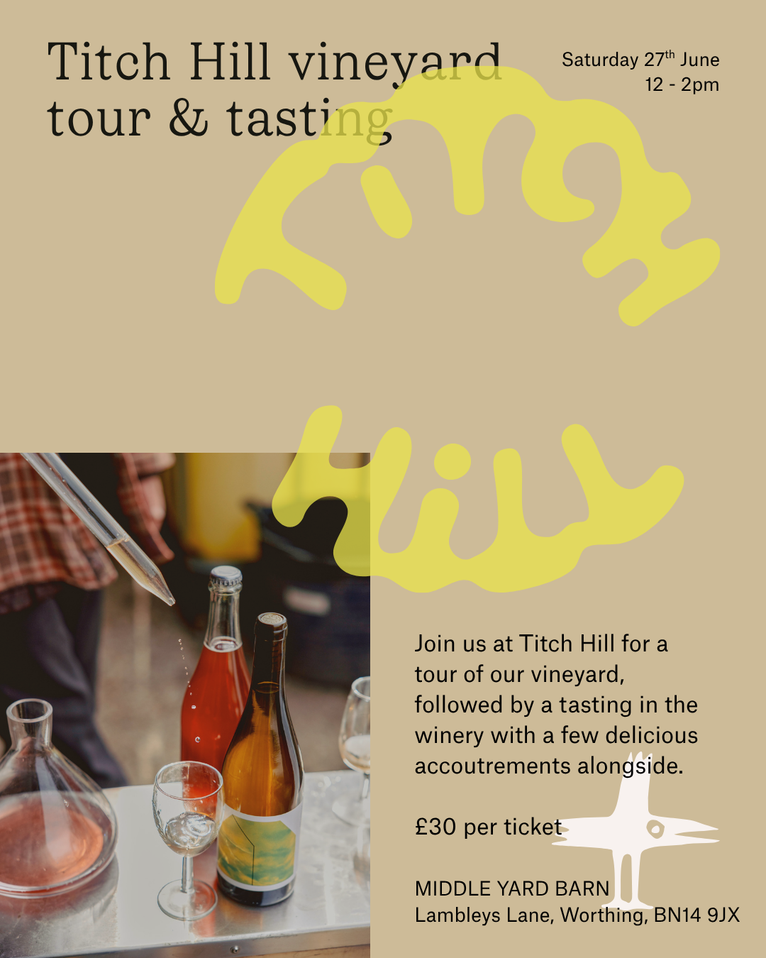 Vineyard Tour & Tasting - Saturday 27th June